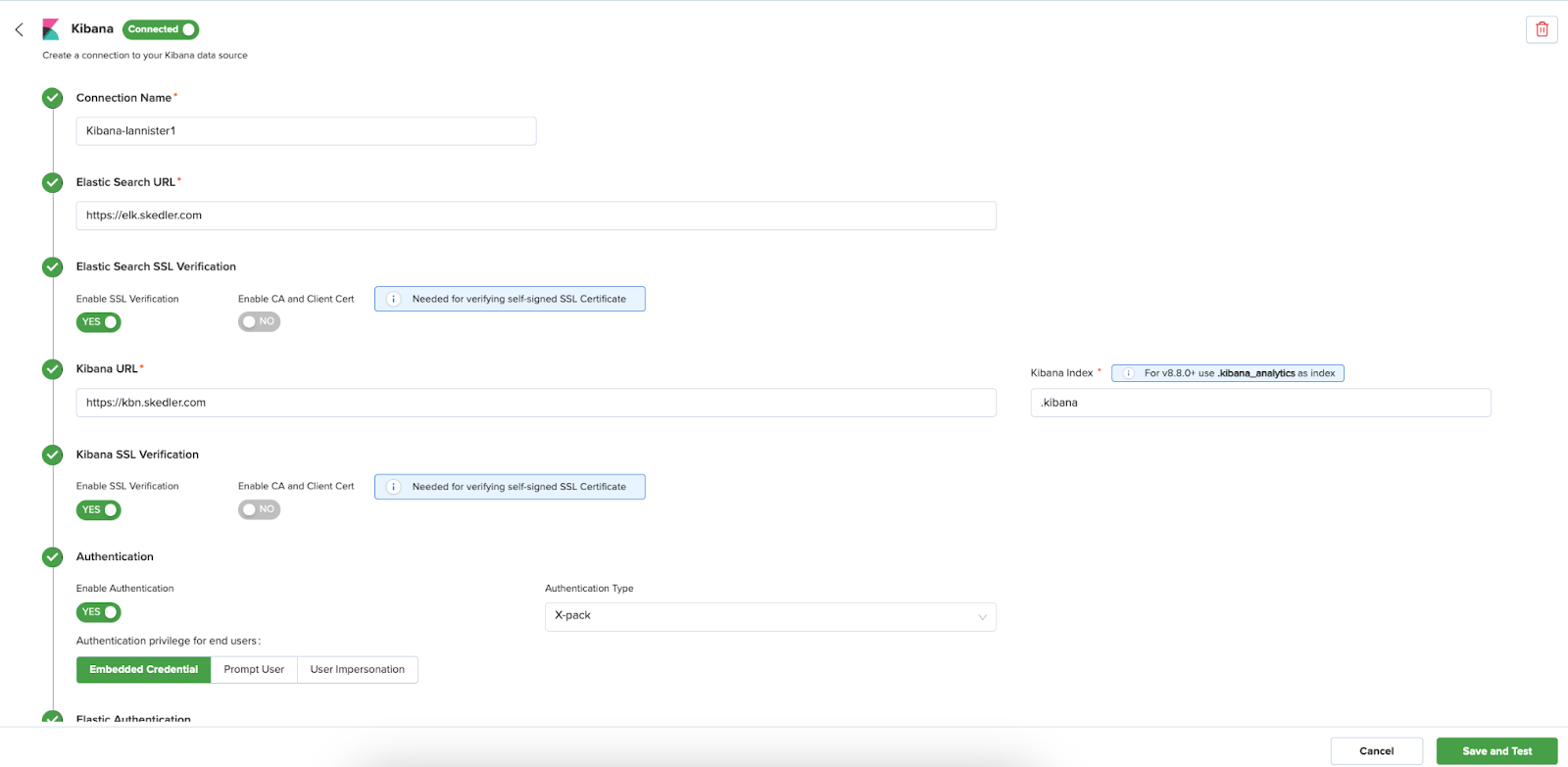 Connect Skedler to Kibana and Elasticsearch for automated reporting in ELK Stack