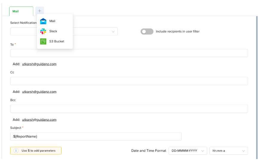 Distribute the Report